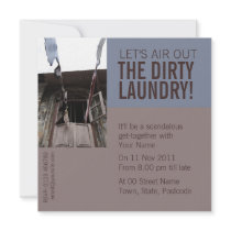 Laundry Invitation