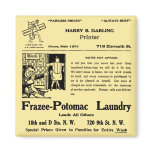 Laundry Newspaper Advertisement magnets