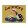 Laundry Room Sign Post Cards