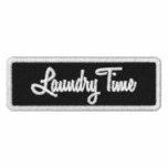 Laundry Time embroidered shirts