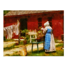 Laundry - Washing Clothes Post Cards