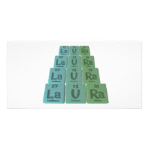 Laura  as Lanthanum Uranium Radium Photo Card