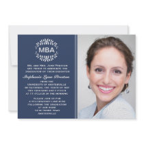 Laurel Branches Photo Graduation Invitation / Anno