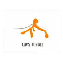 Lava Junkie (General) Post Card