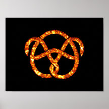 Lava knot posters