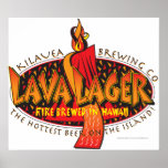 Lava Lager Hawaiian Beer Print