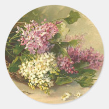 Lavander and White Beauty Sticker