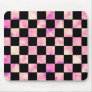 Lavendar Marble Checkerboard Mouse Mat