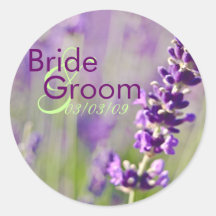 Lavendar • Save the Date Sticker