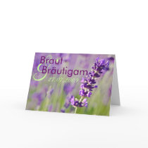 Lavendel • Save the Date Karte Greeting Card