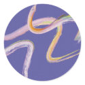 Lavender and Purple Watercolor Abstract stickers