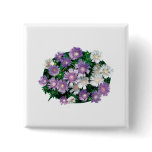 Lavender and White Stokes Asters buttons