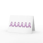 Lavender Awareness Ribbon Card