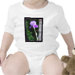 Lavender Bearded Iris baby shirt