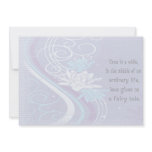 Lavender Blue Floral Swirls Wedding Set Personalized Invitations