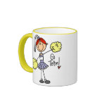 Lavender Cheerleader Coffee Mugs