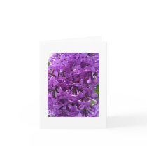Lavender Coloured Lilacs Blank Note Card