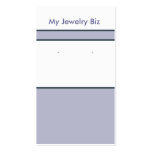 Lavender Earring Cards Business Cards