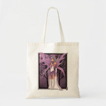 Lavender fae tote bag
