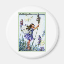 Lavender Fairy Refrigerator Magnet