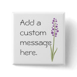 Lavender Flower buttons