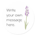 Lavender Flower stickers
