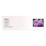 Lavender Flowers Business Card Template