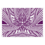Lavender Geometric Lotus Business Card