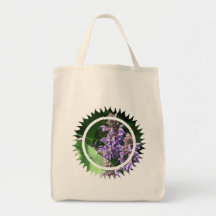 Lavender Grocery Tote Bag