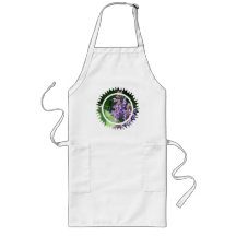 Lavender Long Apron