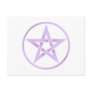 Lavender Pentagram Pentacle Postcard
