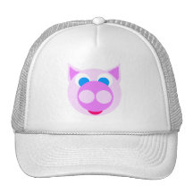 Lavender piggy hat