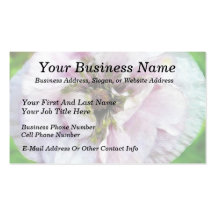 Lavender Poppy Business Card Template