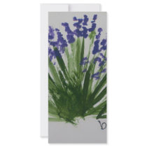 Lavender Rack Card Template