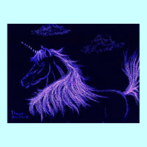 lavender unicorn dreams posters