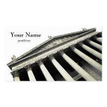 Law business card template