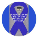 LAW ENFORCEMENT RIBBON stickers