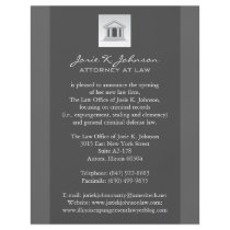 Law Firm Announcement Flyer