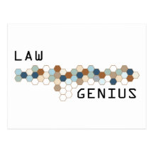 Law Genius Postcard