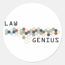 Law Genius Sticker
