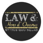 Law & Hors d' Oeuvres stickers