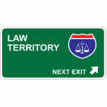 Law Next Exit photo sculptures