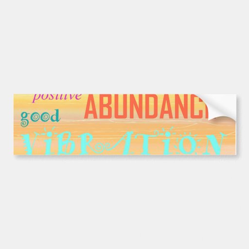 "LAW OF ATTRACTION" BUMPER STICKER
