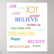 "LAW OF ATTRACTION" POSTERS