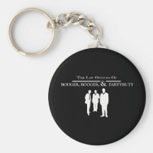 Law Offices of Booger Booger and Fartybutt Key Chains