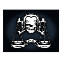 Law Pirate Postcard