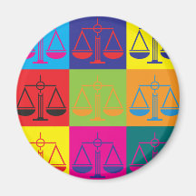 Law Pop Art Fridge Magnet