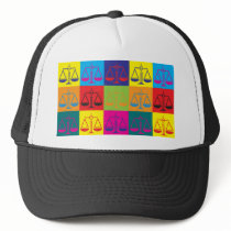 Law Pop Art Trucker Hats