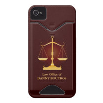 Law Scale iPhone 4 ID Case-Mate