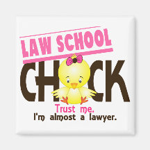 Law School Chick 3 Magnets
